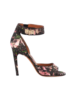 110mm floral-print sandals