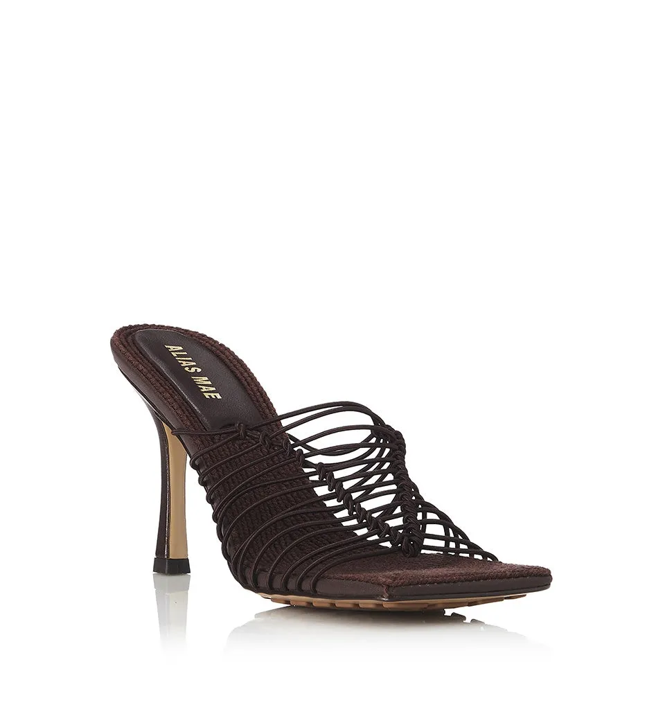 ALIAS MAE Womens Lettie Heels - Chocolate