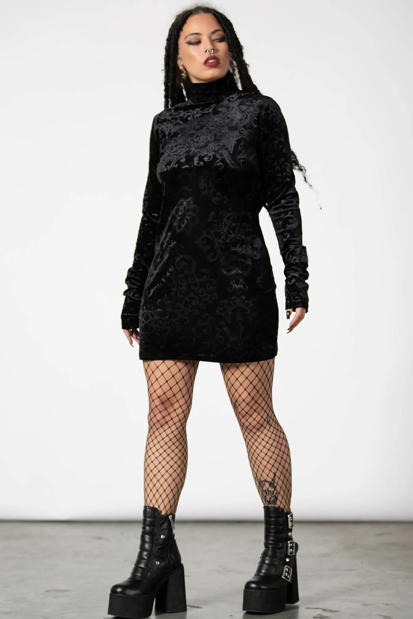 Blasphemia Long Sleeve Dress