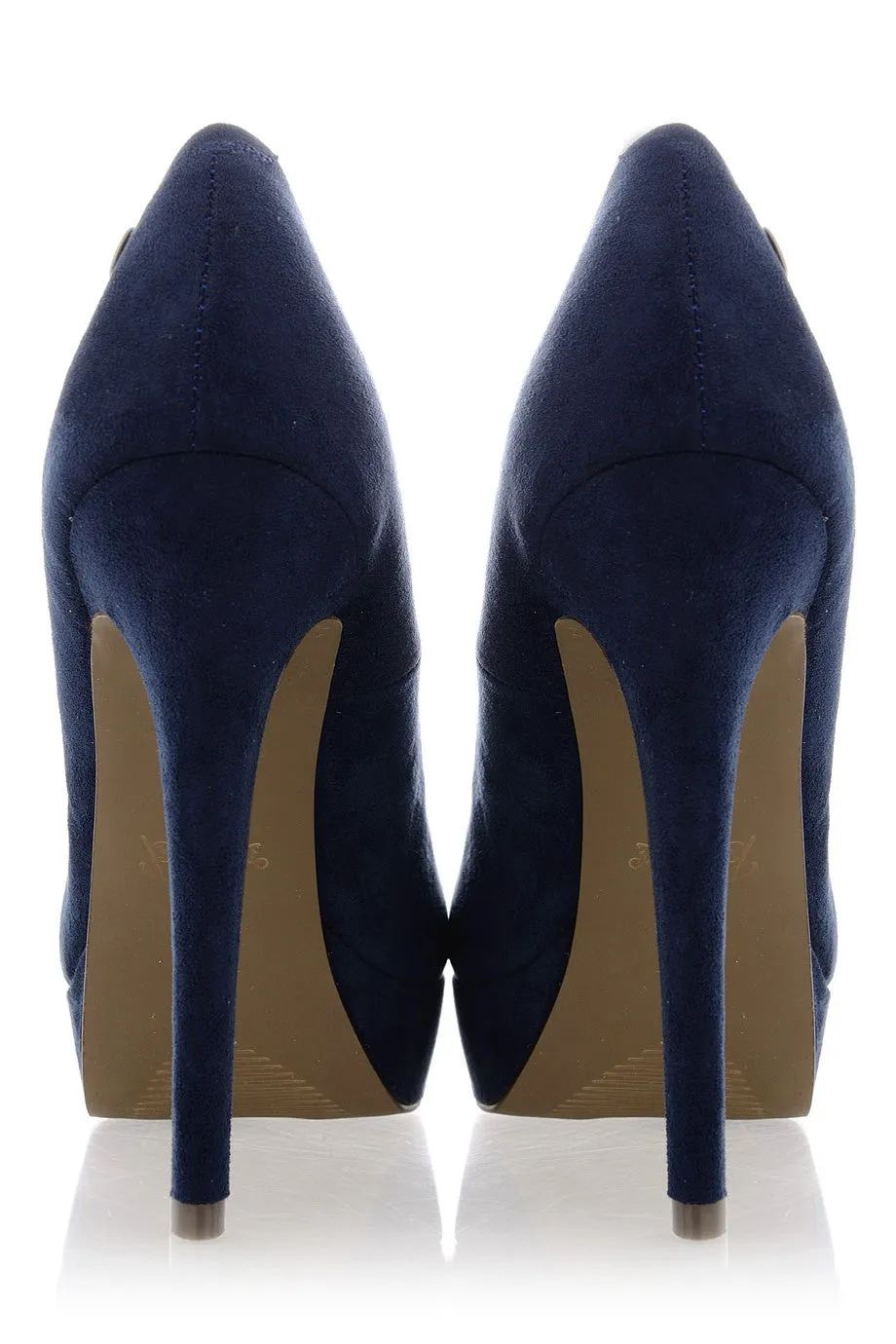 BLINK JOANNA Indigo Suede Pumps