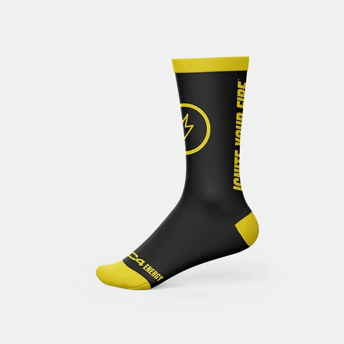 C4® Athletic Socks - Black / Yellow