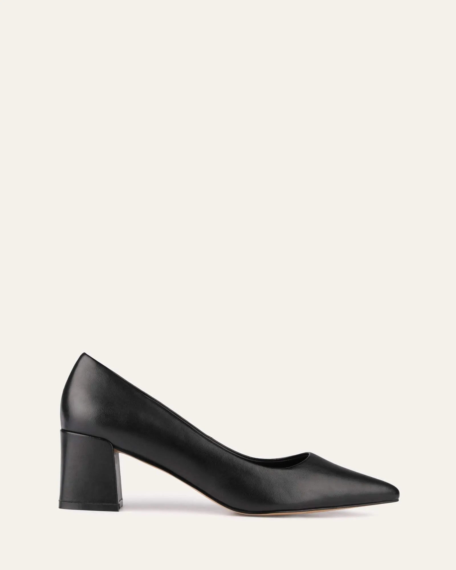 CARRINGTON LOW HEELS BLACK LEATHER