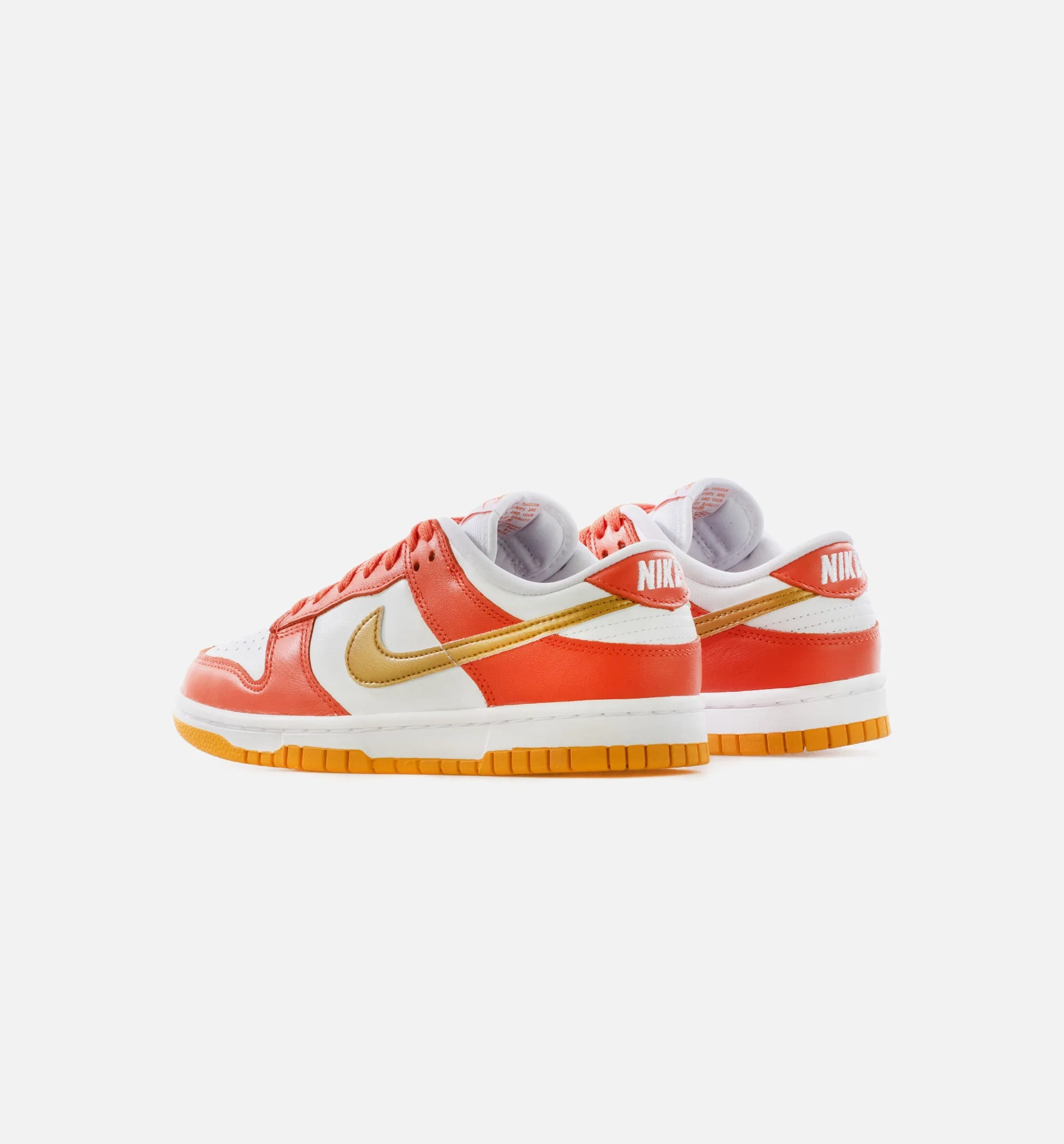 Dunk Low University Gold Womens Lifestyle Shoe - Orange/White/University Gold Limit One Per Customer