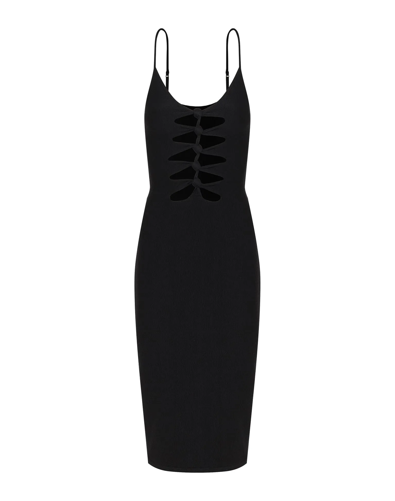 Firenze Seraphine Midi Dress - Black