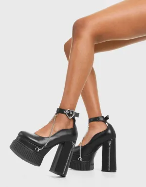 I Wanna Be Creeper Platform Heels