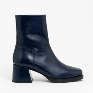 Joan Boot Navy Patent