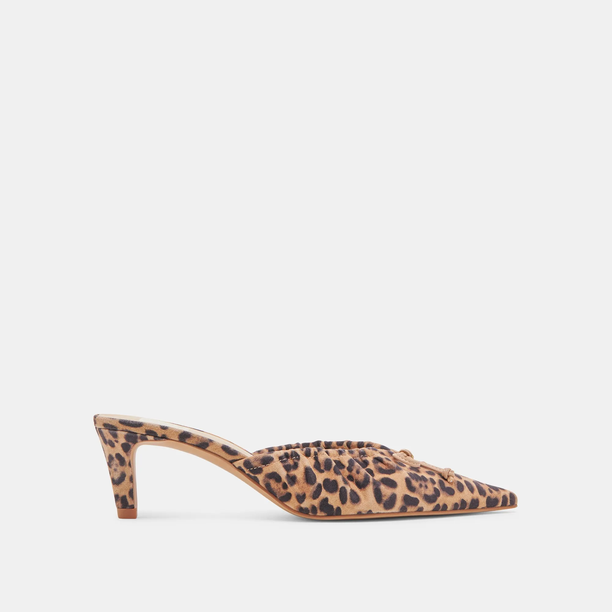 KAIRI MID HEELS DK LEOPARD SUEDE