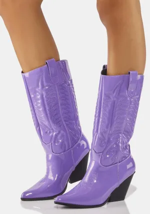 Lavender Western Beauty Cowboy Boots