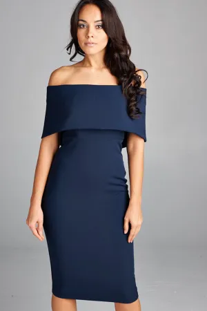 'Modern MadMen' Dress - Indigo