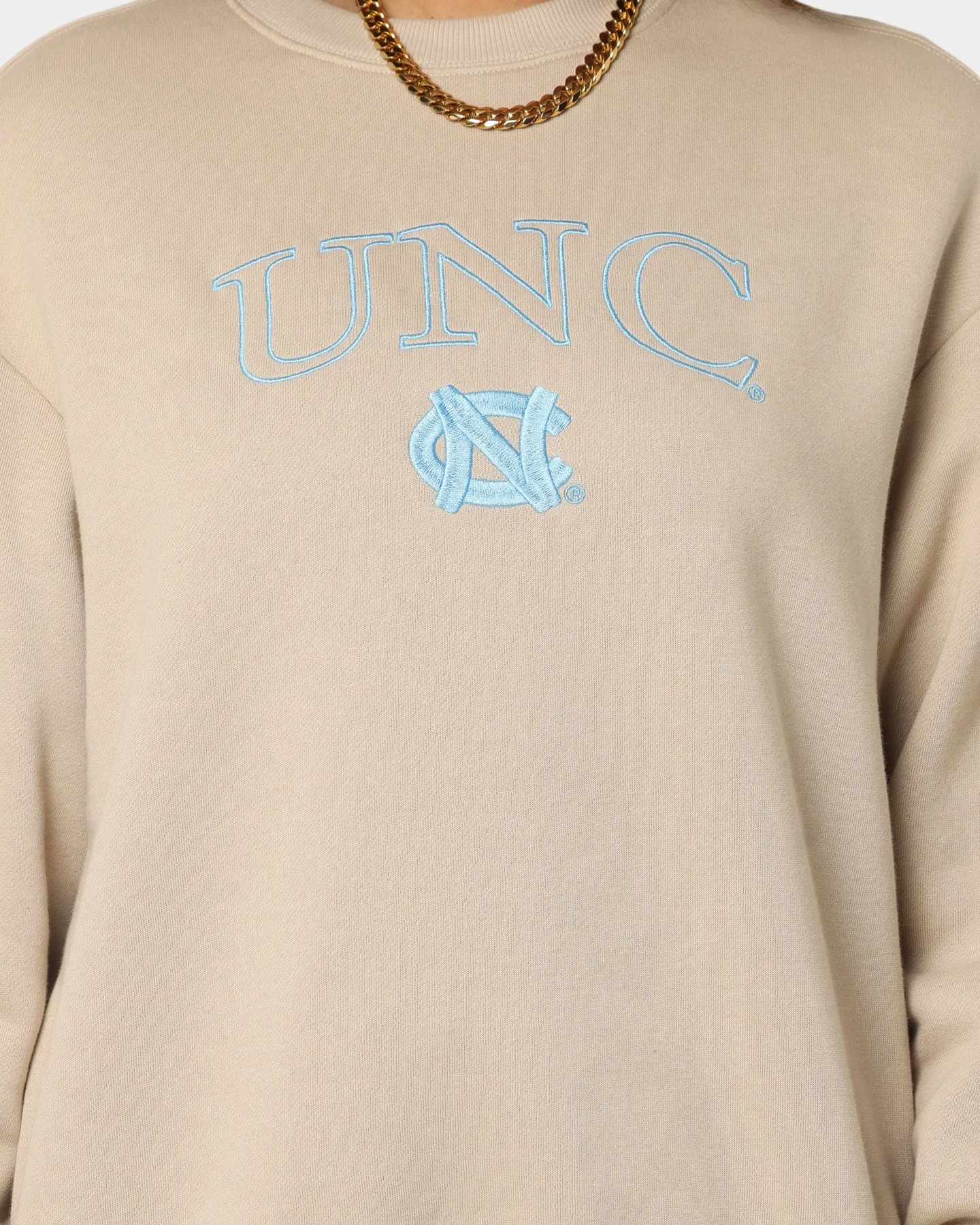 National Collegiate Athletic Association Women's UNC Tar Heels Vintage Ember Arch Crewneck Clay