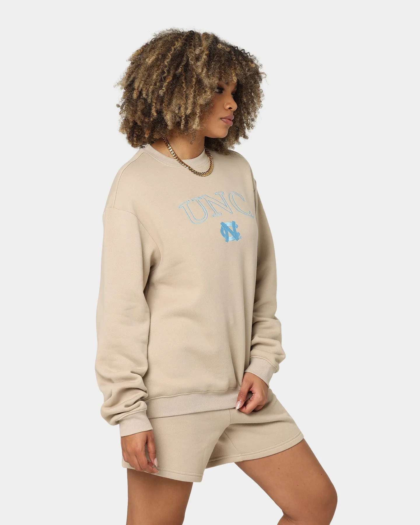 National Collegiate Athletic Association Women's UNC Tar Heels Vintage Ember Arch Crewneck Clay