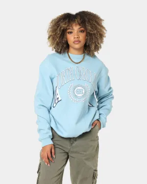 NCAA Women's UNC Tar Heels Vintage Split Crewneck Carolina Blue