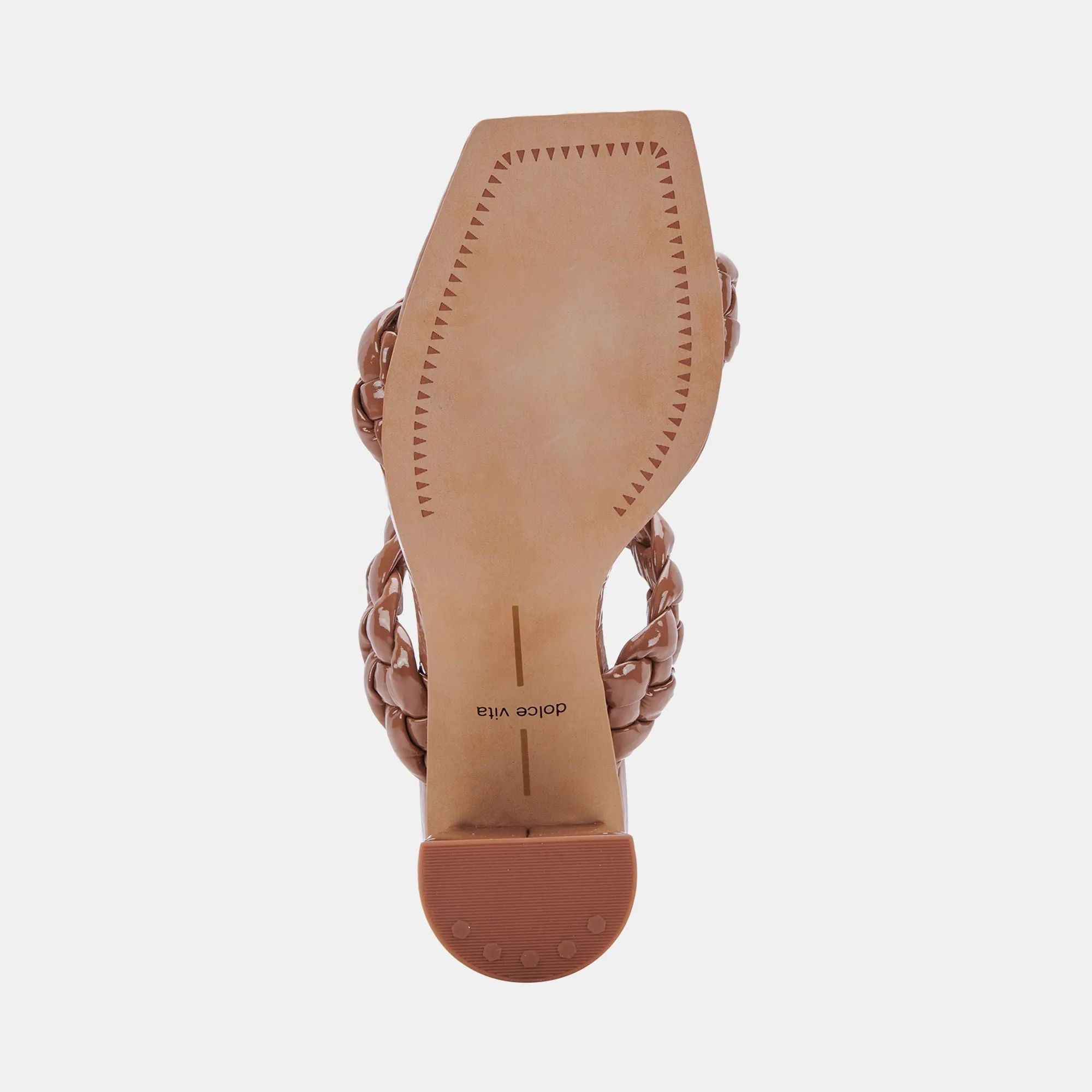 PAILY HEELS TAUPE PATENT STELLA