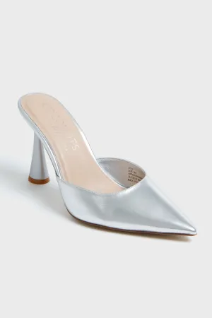 Silver Zola Heels