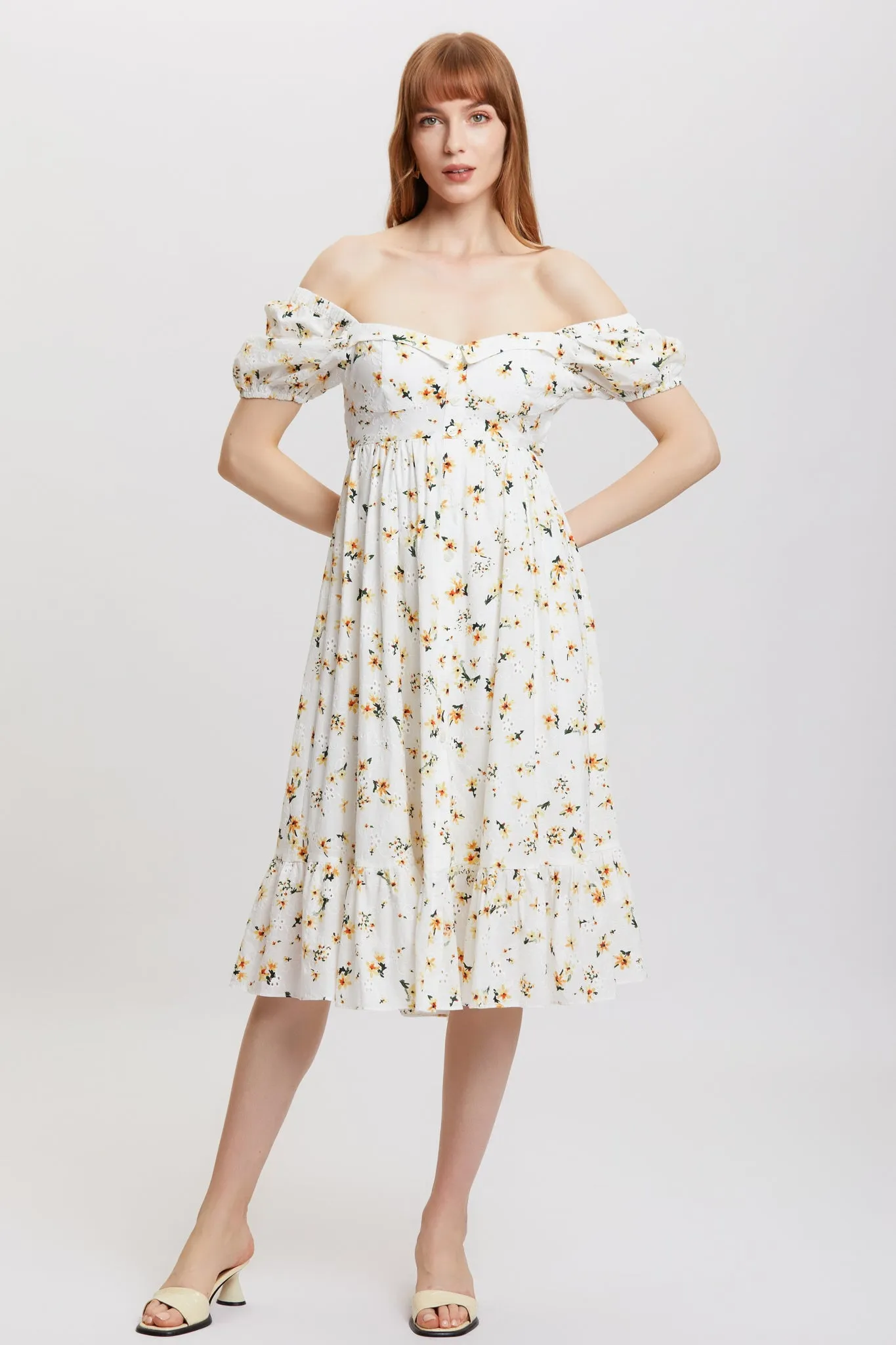 Since Then | Orange Blossom Cotton Dress