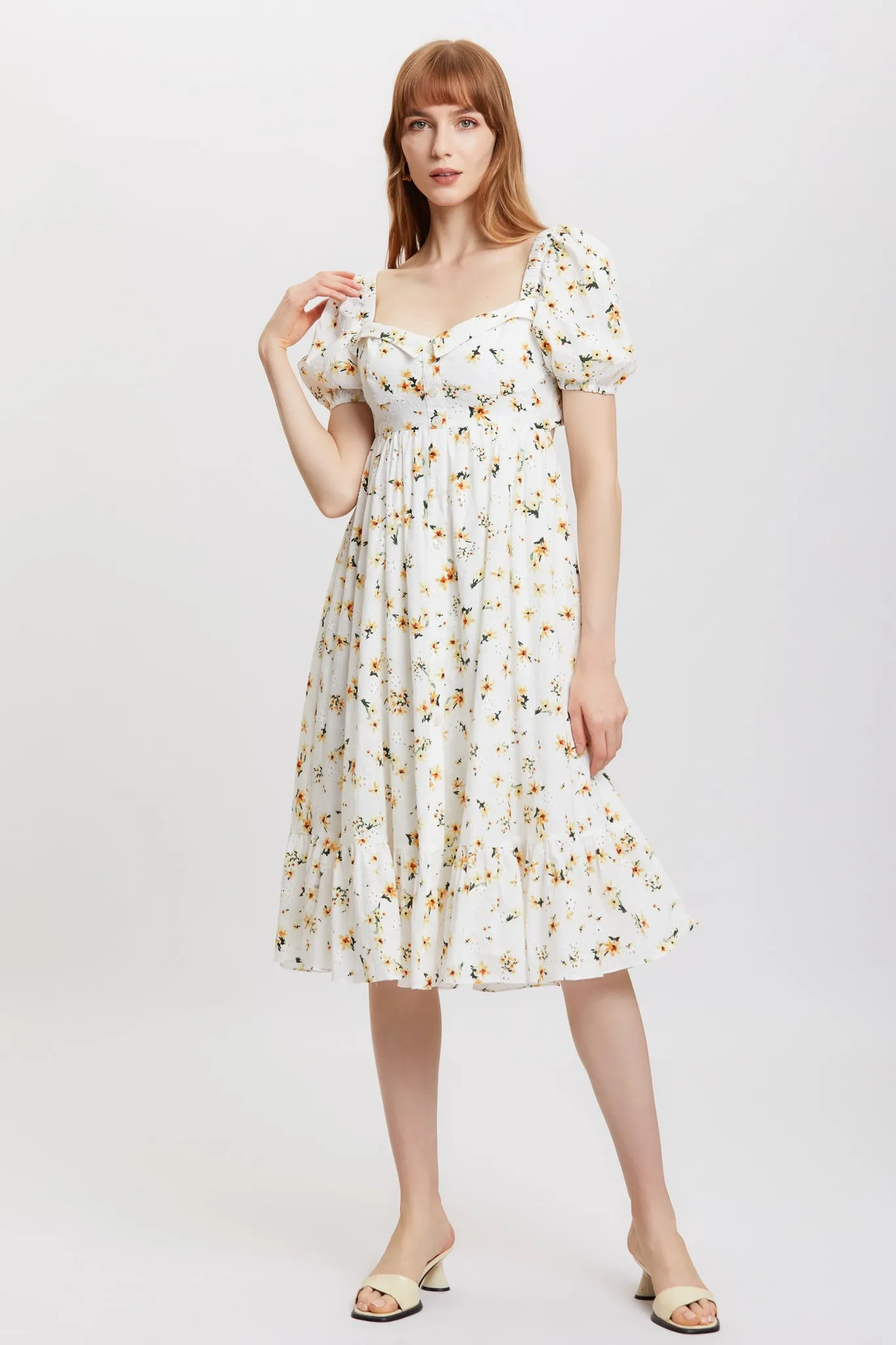 Since Then | Orange Blossom Cotton Dress