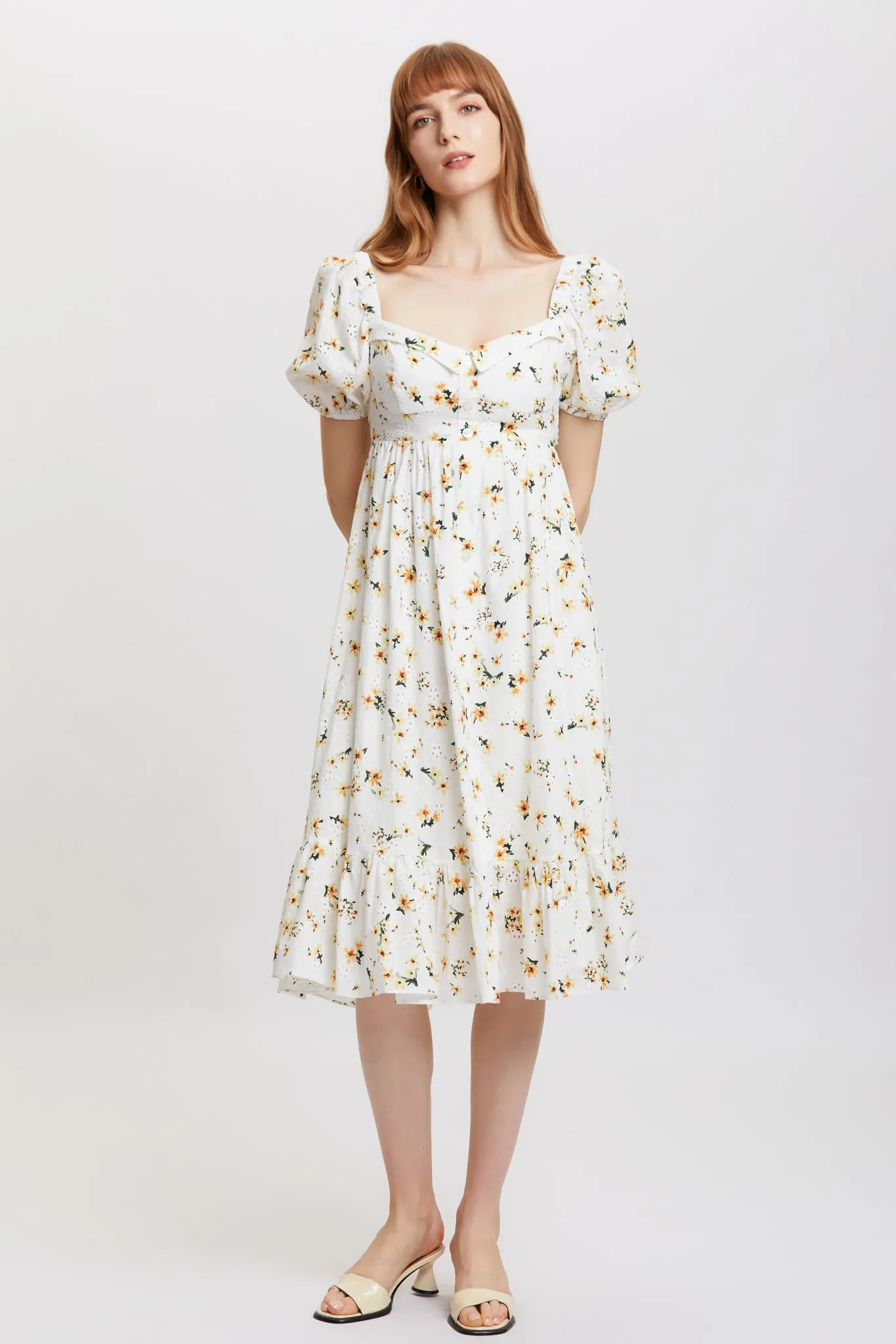 Since Then | Orange Blossom Cotton Dress