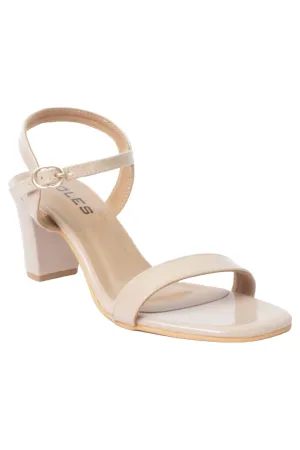 SOLES Women  Beige Heels