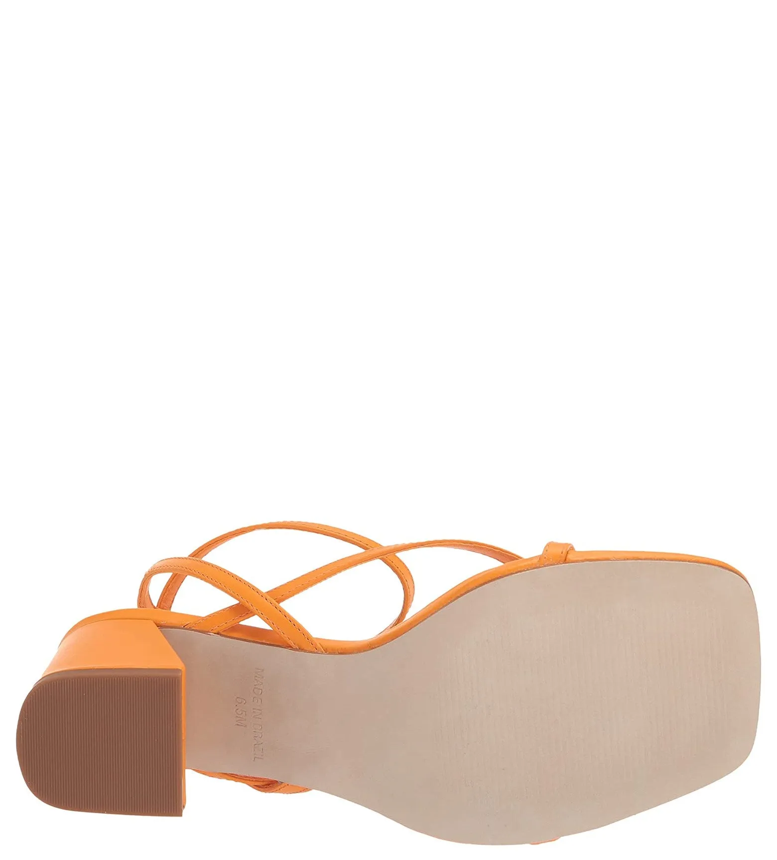 Steve Madden Alaina Sandal in Orange Leather