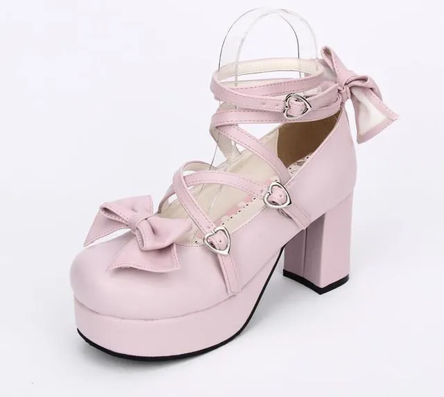 Strappy Wrap Baby Doll Heels