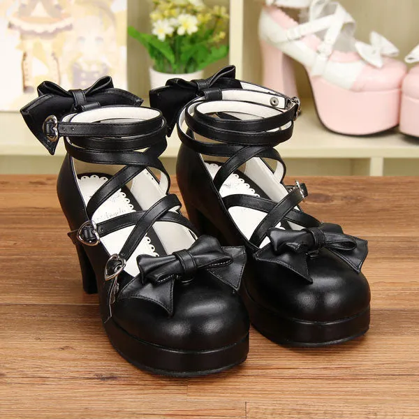 Strappy Wrap Baby Doll Heels