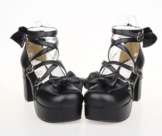 Strappy Wrap Baby Doll Heels