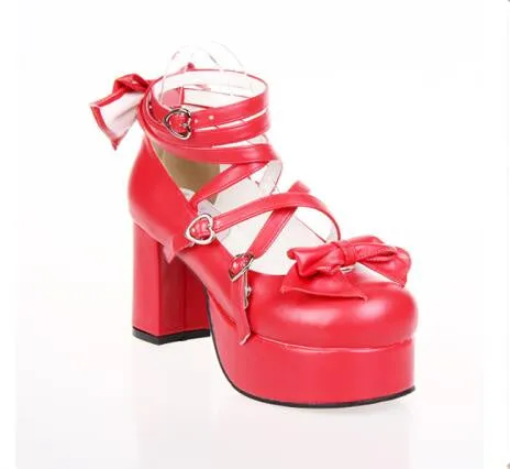 Strappy Wrap Baby Doll Heels