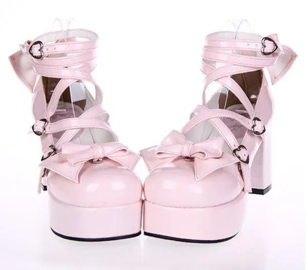 Strappy Wrap Baby Doll Heels