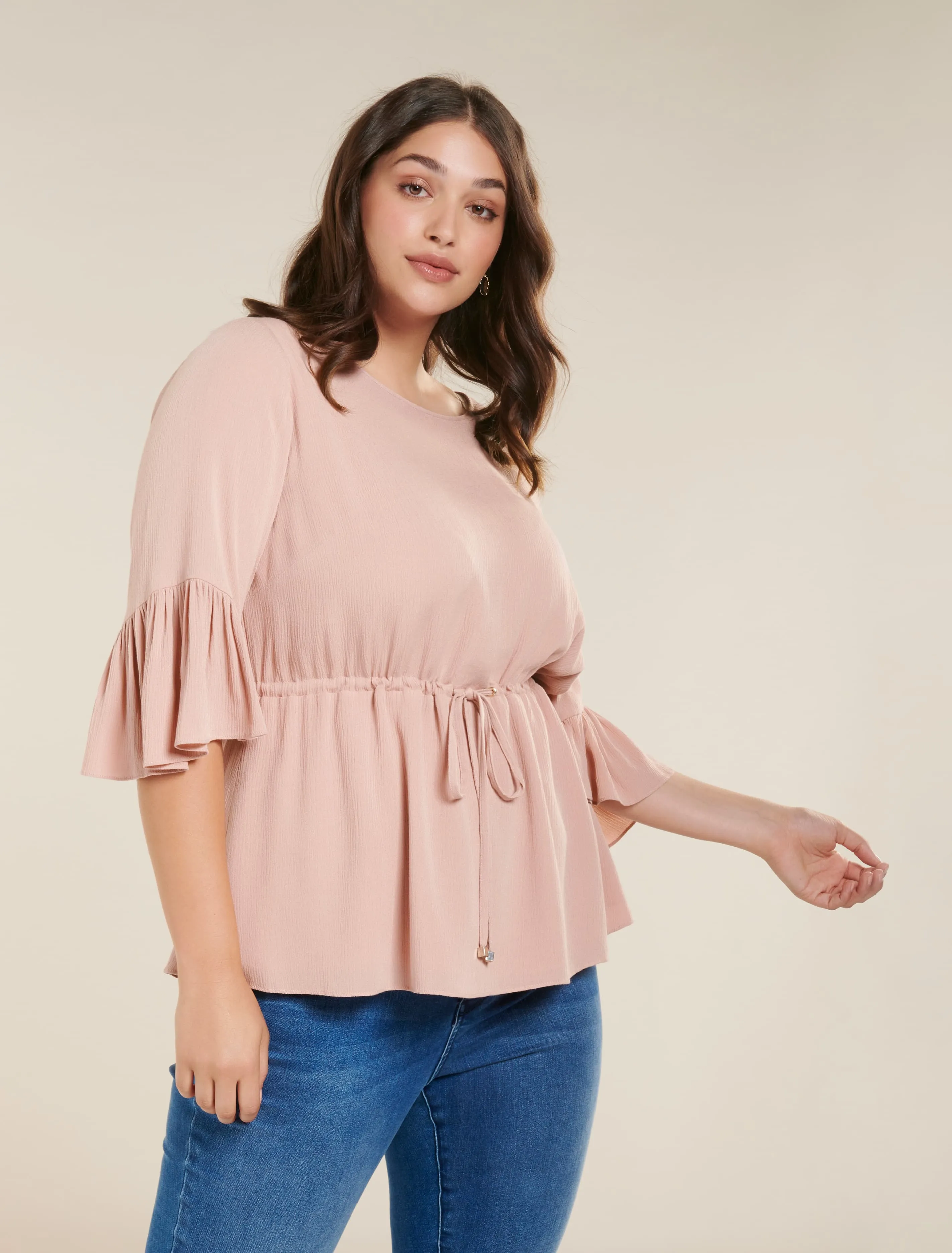 Tammy Frill Sleeve Curve Blouse