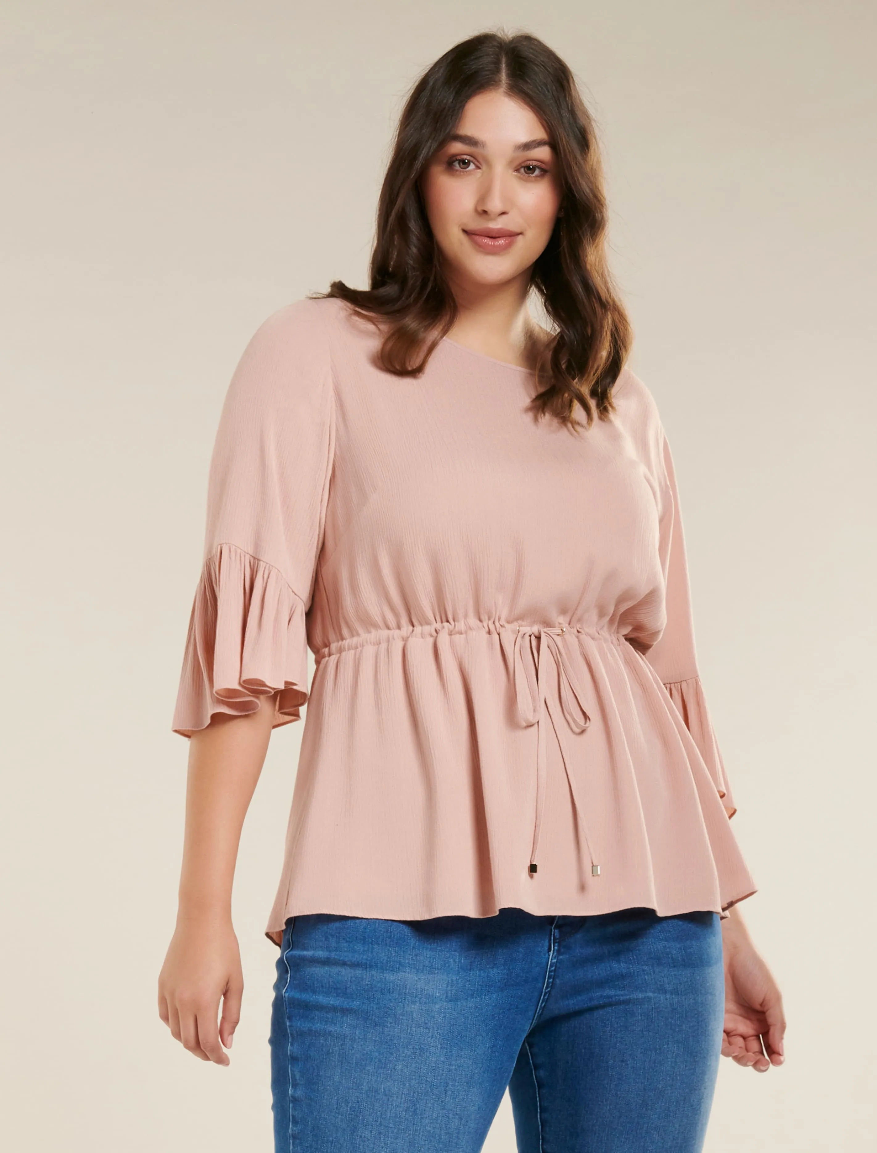 Tammy Frill Sleeve Curve Blouse