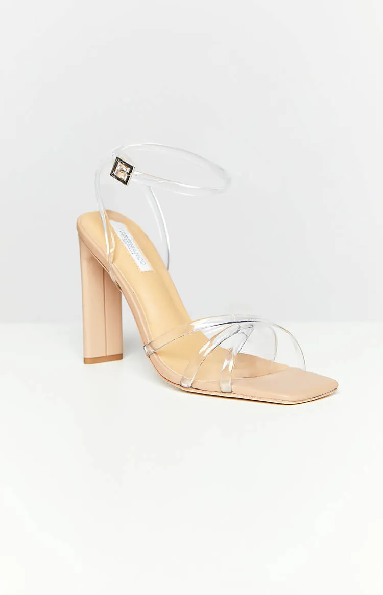 Tony Bianco Fontaine Clear Vinylite Heels