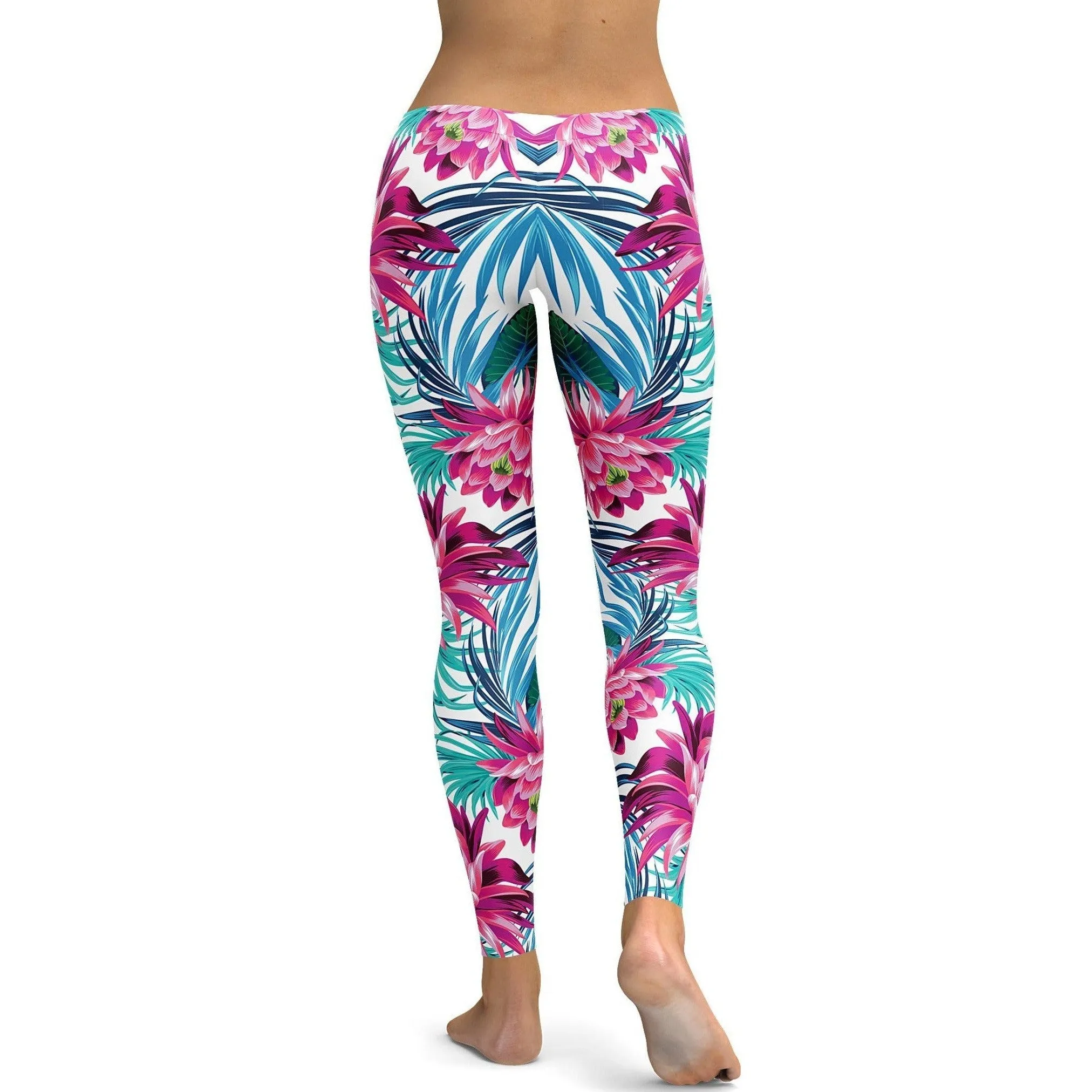 Tropical Flowers Leggings