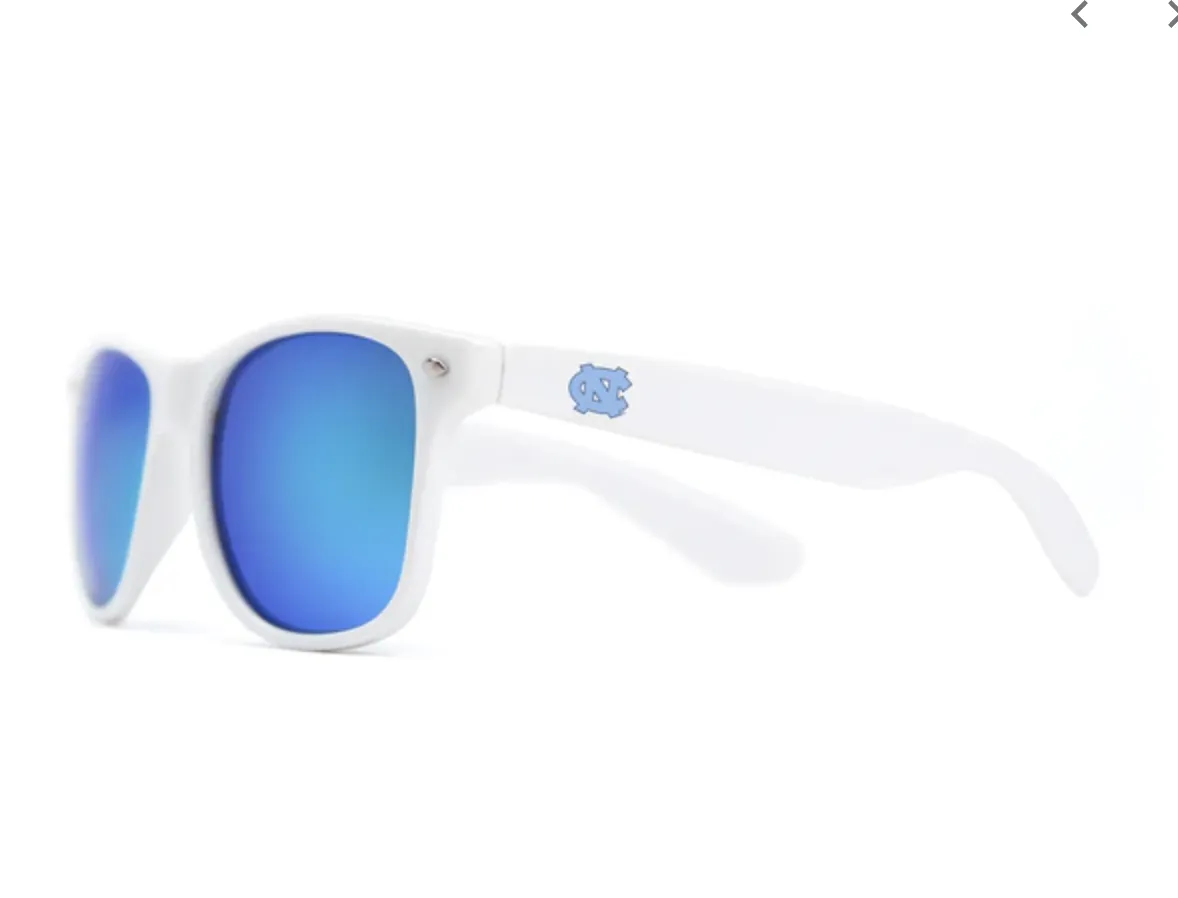 UNC Tar Heels Sunglasses in White