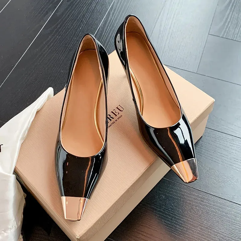 Women's Shoes New Design Microfiber Stiletto Heel Gentle Style Vintage Style Minimalist Style Free shipping