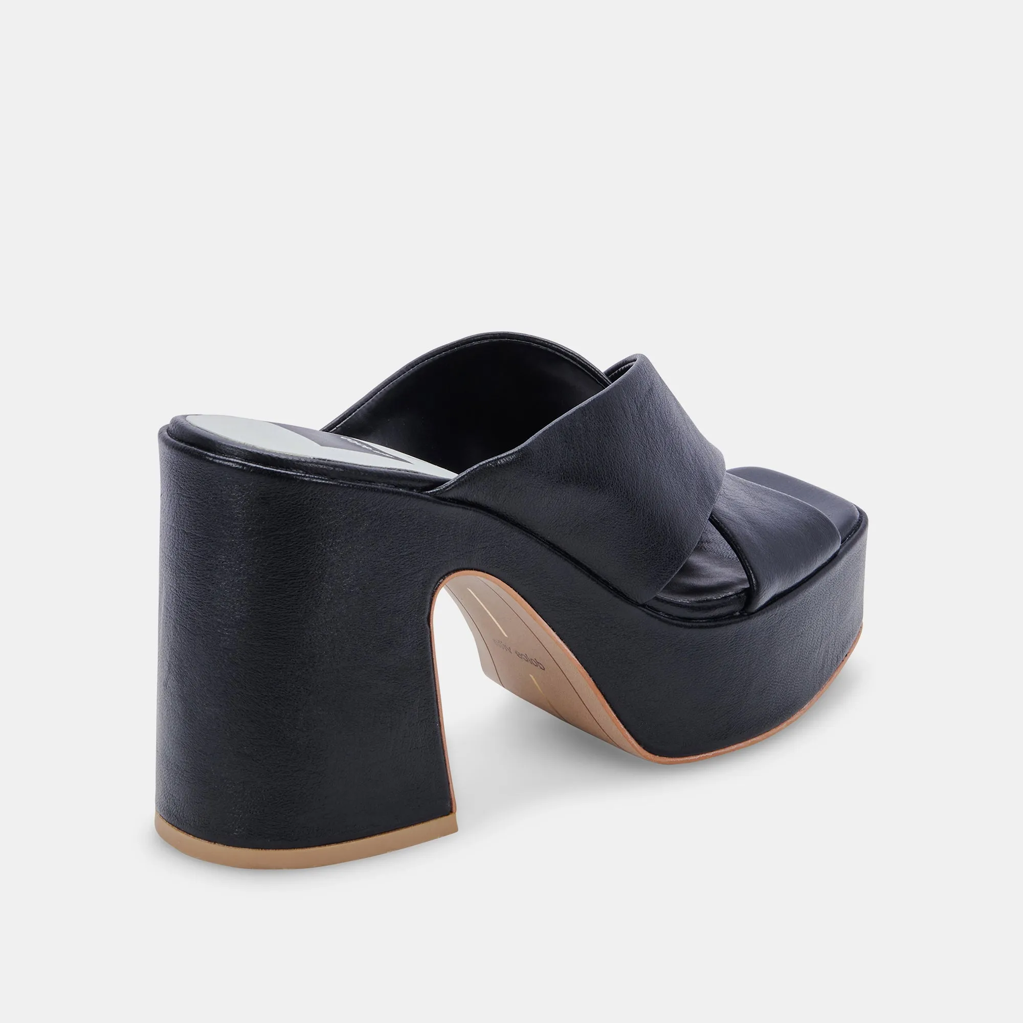 WONDER HEELS ONYX LEATHER