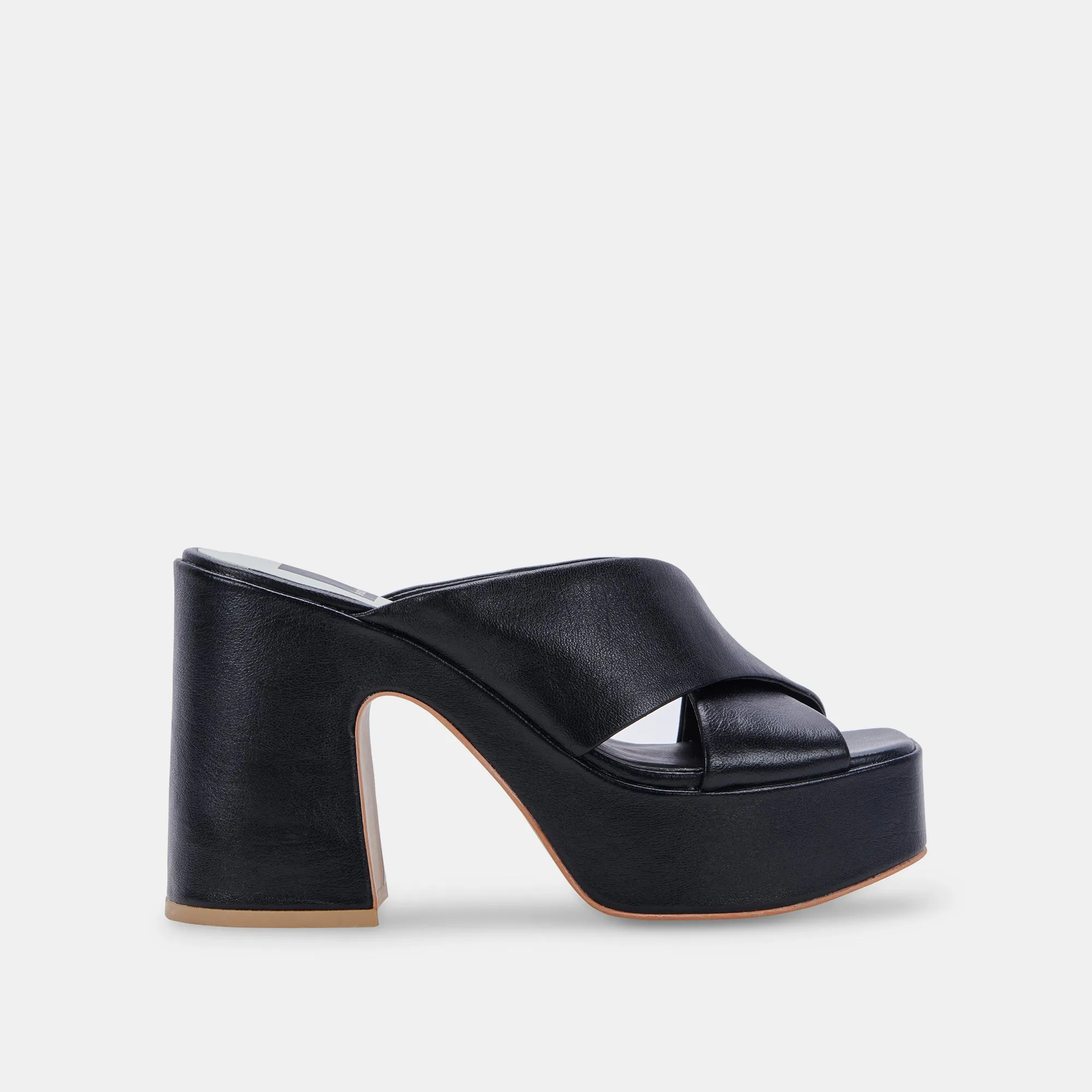 WONDER HEELS ONYX LEATHER